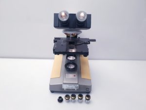 OLYMPUS BHC Binokular Forschungs Labor Mikroskop Stereomikroskop Verg.