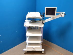 Olympus WM-EP1 Gerätewagen MAJ-175 Netzteil + LMD-1420MD Monitor