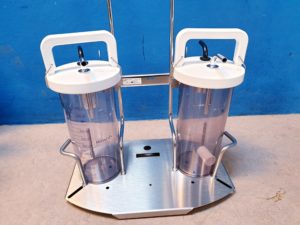 Medap 57522255 Absaugträger mit Behälter  für Narkosegeräte