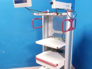 Richard Wolf Geräte Wagen Endoskopie Trolley Rollbar - mit Monitorschwenkar