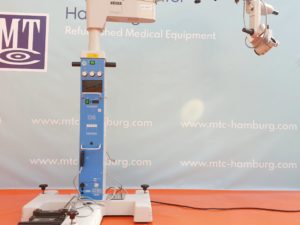 Zeiss OPMI CS-1 auf S4 Stativ , fahrbares OP-Mikroskop