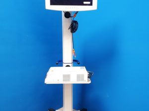 Karl Storz 20020025 Monitorträger  mit SC-SX19-A1A11 Monitor   und  UP-25MD Printer  Fahrbar