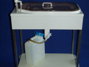 Endoskopie Wasch- Desinfektionswanne  Rollbar,