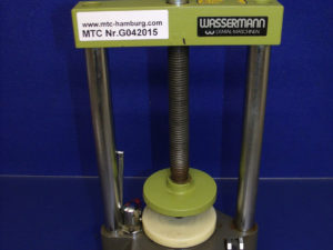 Wassermann Küvettenpresse Hydraulikpresse Ca 38 cm Gross